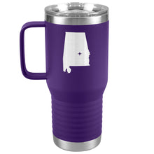 Load image into Gallery viewer, Alabama Tumbler Travel Map Adoption Moving Gift 20oz