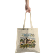 Load image into Gallery viewer, Alhambra Watercolor Landmark Tote Bag