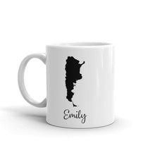 Load image into Gallery viewer, Argentina Mug Travel Map Hometown Moving Gift
