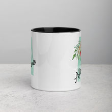 Load image into Gallery viewer, Alabama AL Map Floral Mug - 11 oz