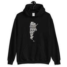 Load image into Gallery viewer, Argentina Map Unisex Hoodie Home Country Pride Gift