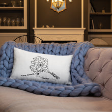 Load image into Gallery viewer, Alaska AK State Map Premium Pillow