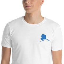Load image into Gallery viewer, Alaska Unisex T-Shirt - Blue Embroidery