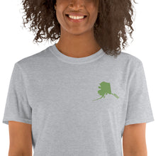 Load image into Gallery viewer, Alaska Unisex T-Shirt - Green Embroidery