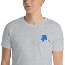 Load image into Gallery viewer, Alaska Unisex T-Shirt - Blue Embroidery