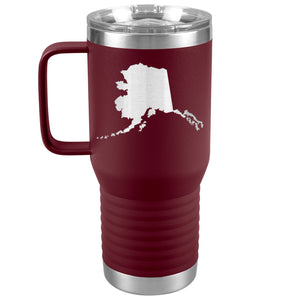 Alaska Tumbler Travel Map Adoption Moving Gift 20oz