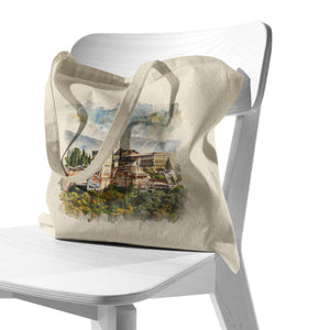 Alhambra Watercolor Landmark Tote Bag