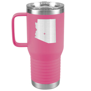 Arizona Tumbler Travel Map Adoption Moving Gift 20oz