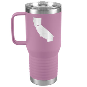 California Tumbler Travel Map Adoption Moving Gift 20oz