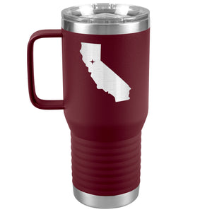 California Tumbler Travel Map Adoption Moving Gift 20oz