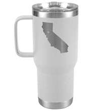 Load image into Gallery viewer, California Tumbler Travel Map Adoption Moving Gift 20oz