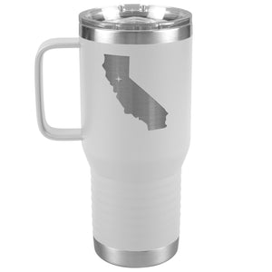 California Tumbler Travel Map Adoption Moving Gift 20oz