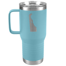 Load image into Gallery viewer, Delaware Tumbler Travel Map Adoption Moving Gift 20oz