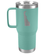 Load image into Gallery viewer, Delaware Tumbler Travel Map Adoption Moving Gift 20oz