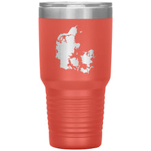 Load image into Gallery viewer, Denmark Tumbler Travel Map Adoption Moving Gift 30 oz