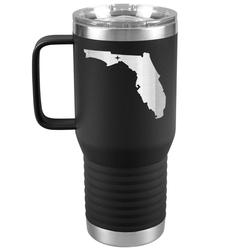 Florida Tumbler Travel Map Adoption Moving Gift 20oz