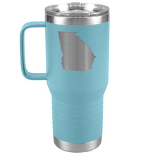 Load image into Gallery viewer, Georgia Tumbler Travel Map Adoption Moving Gift 20oz
