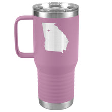 Load image into Gallery viewer, Georgia Tumbler Travel Map Adoption Moving Gift 20oz