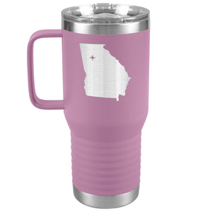 Georgia Tumbler Travel Map Adoption Moving Gift 20oz