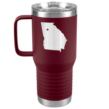 Load image into Gallery viewer, Georgia Tumbler Travel Map Adoption Moving Gift 20oz