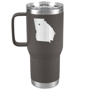 Georgia Tumbler Travel Map Adoption Moving Gift 20oz