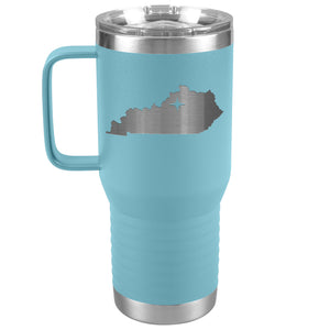 Kentucky Tumbler Travel Map Adoption Moving Gift 20oz