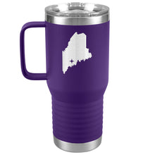 Load image into Gallery viewer, Maine Tumbler Travel Map Adoption Moving Gift 20oz