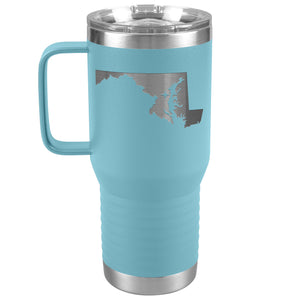 Maryland Tumbler Travel Map Adoption Moving Gift 20oz