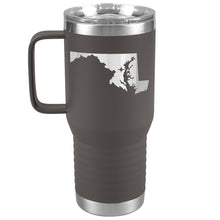 Load image into Gallery viewer, Maryland Tumbler Travel Map Adoption Moving Gift 20oz