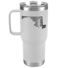 Load image into Gallery viewer, Maryland Tumbler Travel Map Adoption Moving Gift 20oz