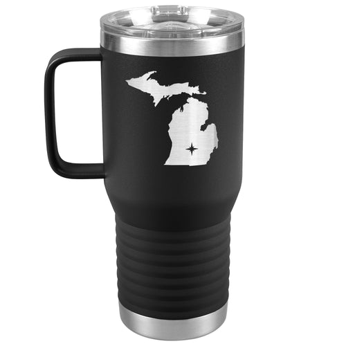 Michigan Tumbler Travel Map Adoption Moving Gift 20oz