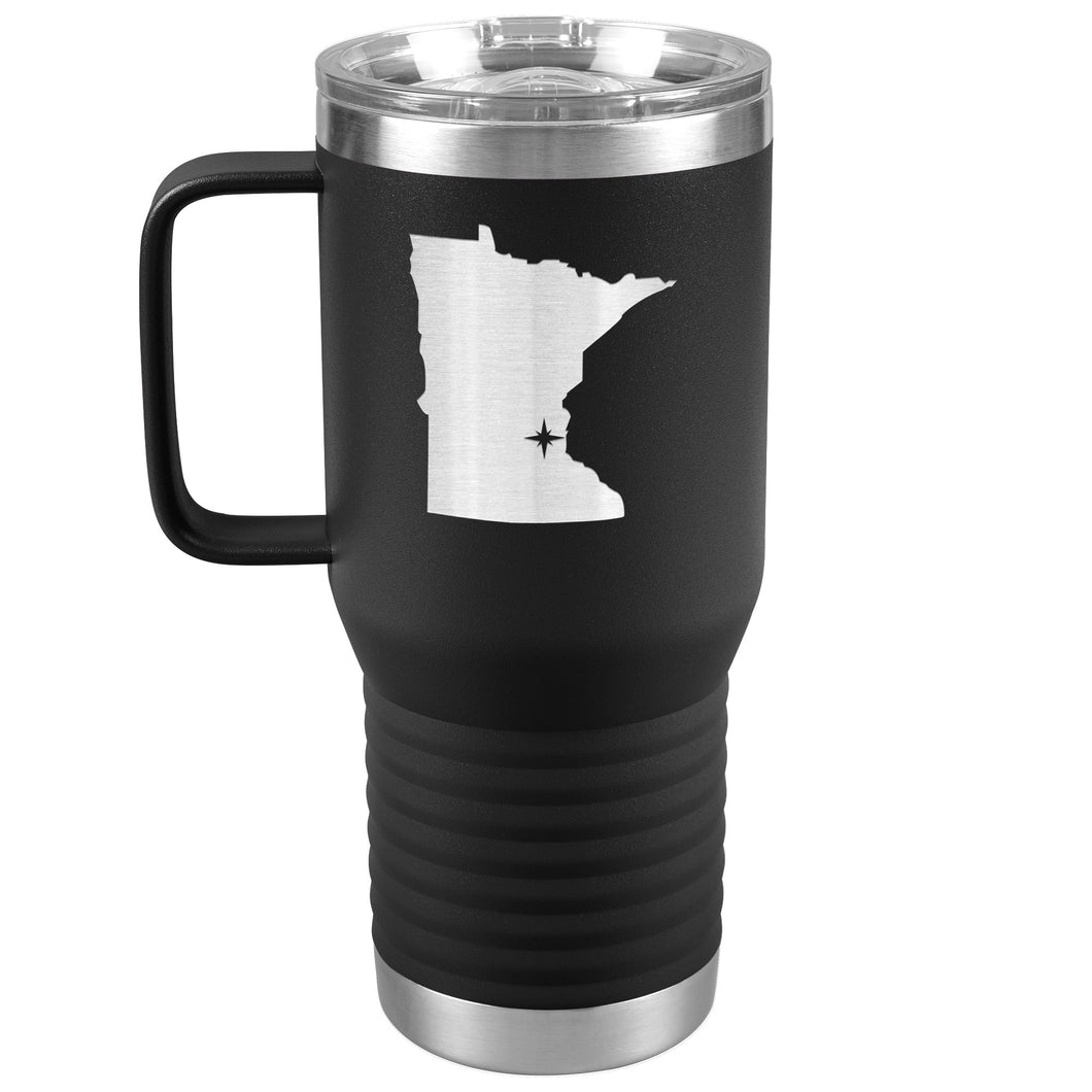 Minnesota Tumbler Travel Map Adoption Moving Gift 20oz