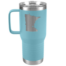 Load image into Gallery viewer, Minnesota Tumbler Travel Map Adoption Moving Gift 20oz