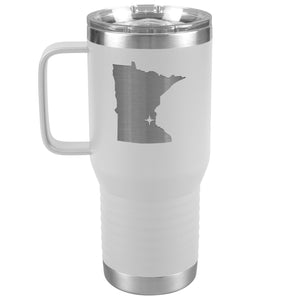 Minnesota Tumbler Travel Map Adoption Moving Gift 20oz