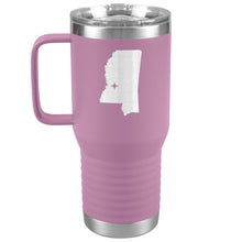 Load image into Gallery viewer, Mississippi Tumbler Travel Map Adoption Moving Gift 20oz