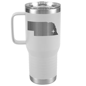 Nebraska Tumbler Travel Map Adoption Moving Gift 20oz