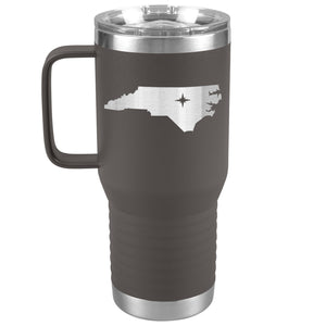 North Carolina Tumbler Travel Map Adoption Moving Gift 20oz