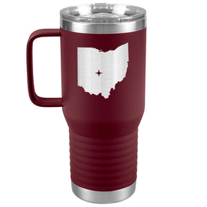 Ohio Tumbler Travel Map Adoption Moving Gift 20oz