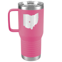 Load image into Gallery viewer, Ohio Tumbler Travel Map Adoption Moving Gift 20oz