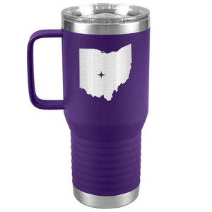 Ohio Tumbler Travel Map Adoption Moving Gift 20oz