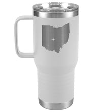 Load image into Gallery viewer, Ohio Tumbler Travel Map Adoption Moving Gift 20oz
