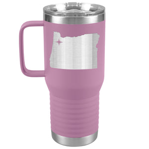 Oregon Tumbler Travel Map Adoption Moving Gift 20oz