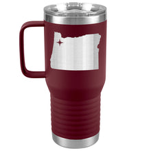 Load image into Gallery viewer, Oregon Tumbler Travel Map Adoption Moving Gift 20oz