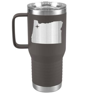 Oregon Tumbler Travel Map Adoption Moving Gift 20oz