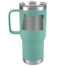 Load image into Gallery viewer, Oregon Tumbler Travel Map Adoption Moving Gift 20oz