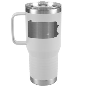Pennsylvania Tumbler Travel Map Adoption Moving Gift 20oz