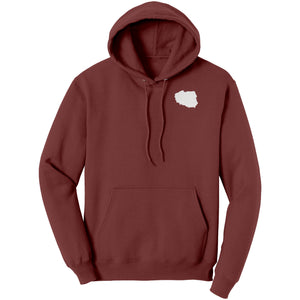 Poland Map Unisex Hoodie Home Country Pride Gift
