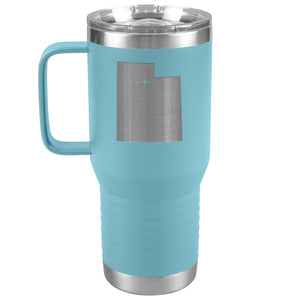 Utah Tumbler Travel Map Adoption Moving Gift 20oz