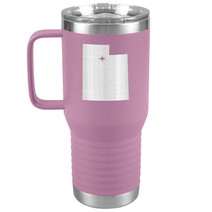 Utah Tumbler Travel Map Adoption Moving Gift 20oz