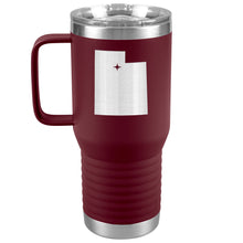 Load image into Gallery viewer, Utah Tumbler Travel Map Adoption Moving Gift 20oz
